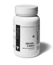 Load image into Gallery viewer, Cūra Riboflavin + B Complex Dietary Supplement, 60 capsules
